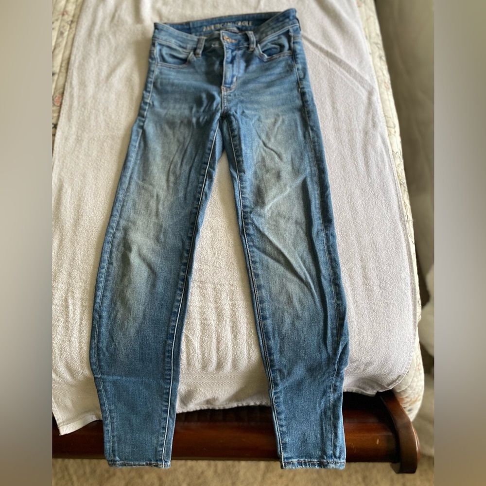 Girls American Eagle Jeans, Jegging, Size Zero Short